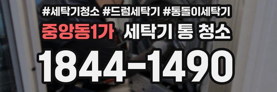 중앙동1가 세탁기 통 청소
