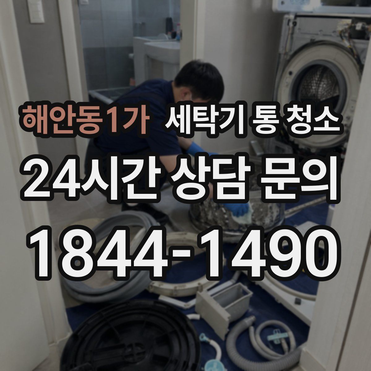 해안동1가 세탁기 통 청소
