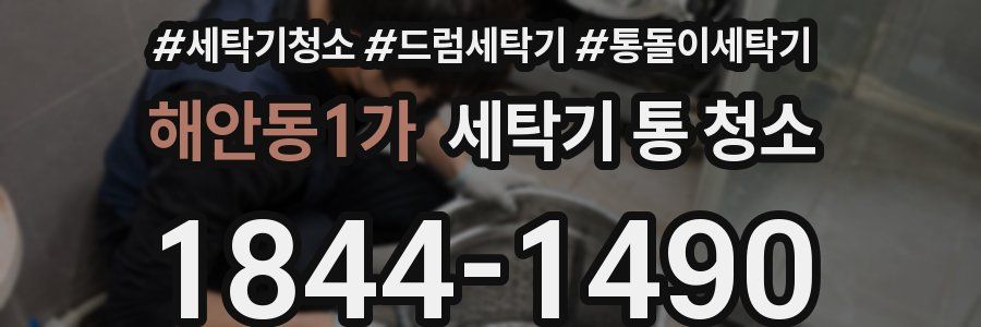 해안동1가 세탁기 통 청소