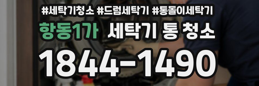 항동1가 세탁기 통 청소