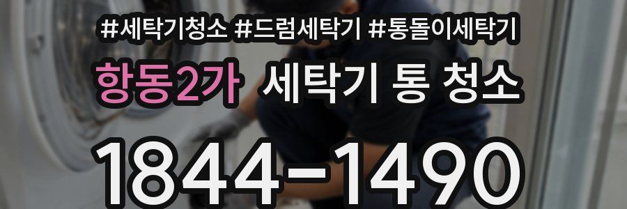 항동2가 세탁기 통 청소