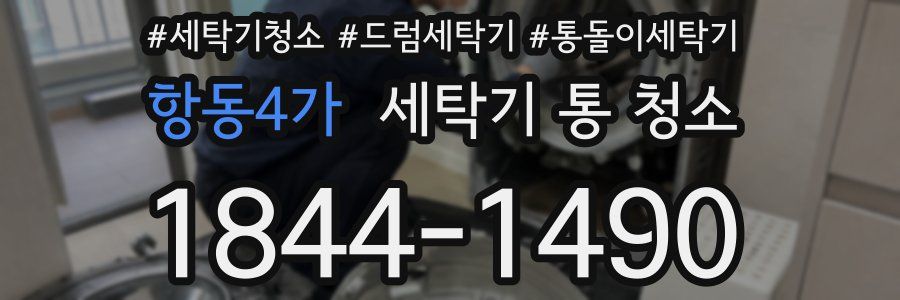 항동4가 세탁기 통 청소