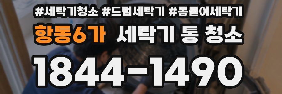 항동6가 세탁기 통 청소
