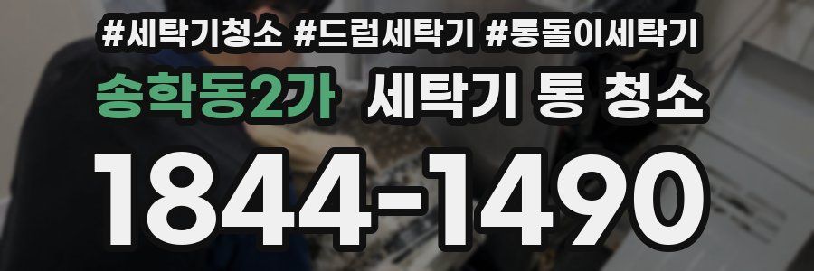 송학동2가 세탁기 통 청소