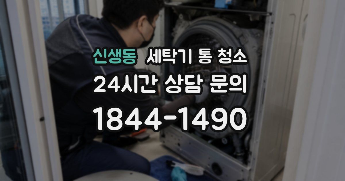 신생동 세탁기 통 청소