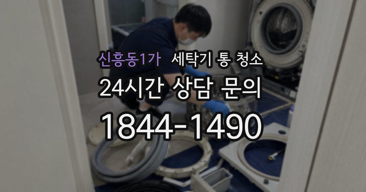 신흥동1가 세탁기 통 청소