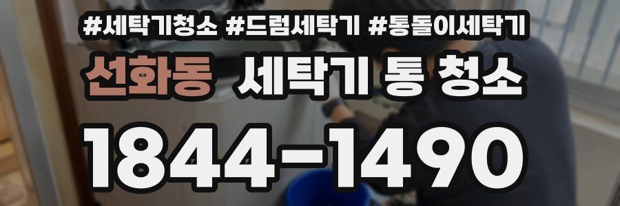 선화동 세탁기 통 청소