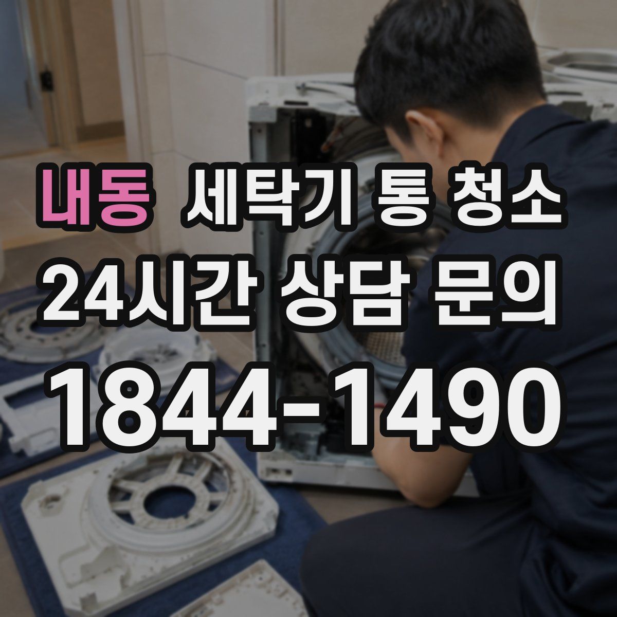 내동 세탁기 통 청소