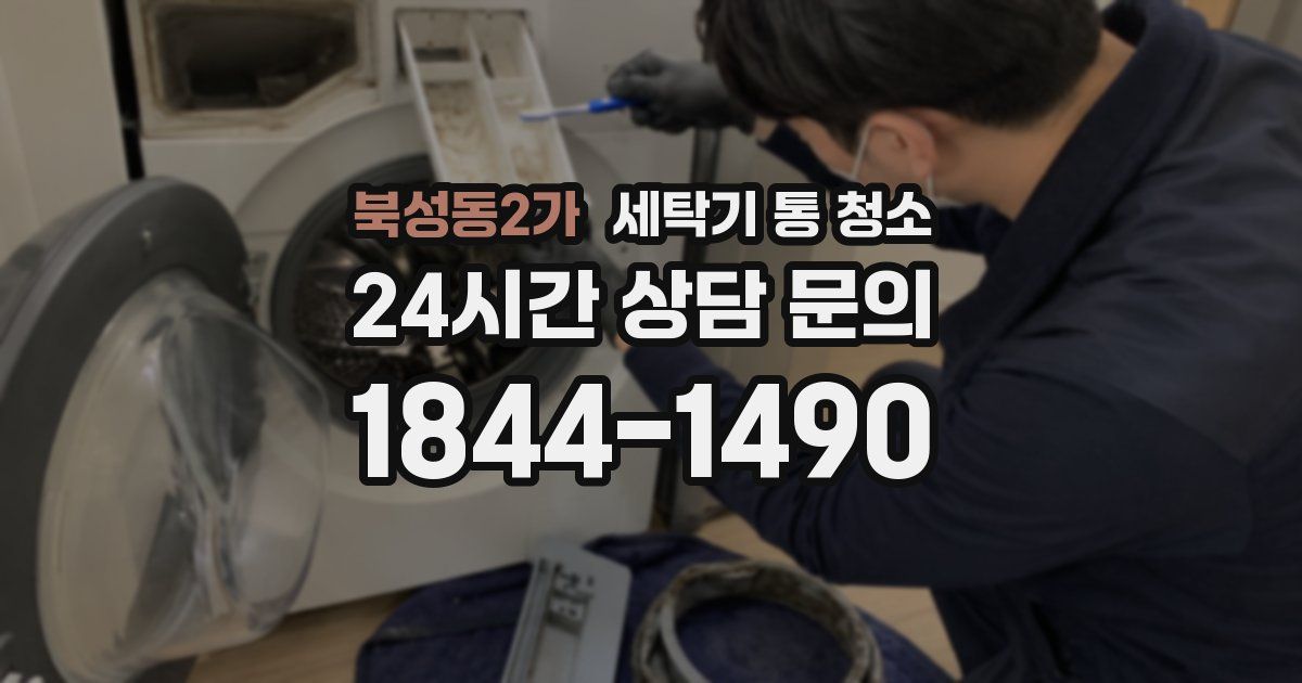 북성동2가 세탁기 통 청소