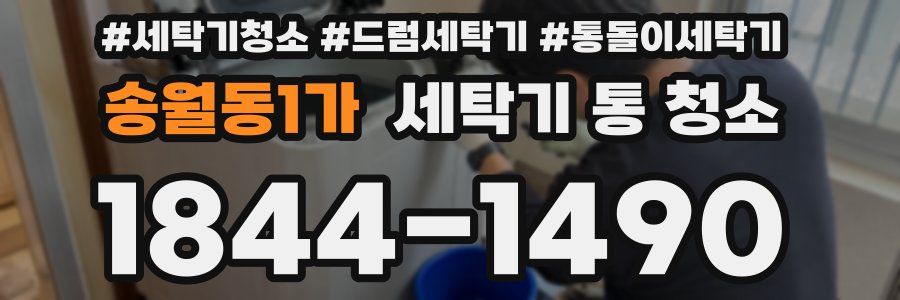 송월동1가 세탁기 통 청소