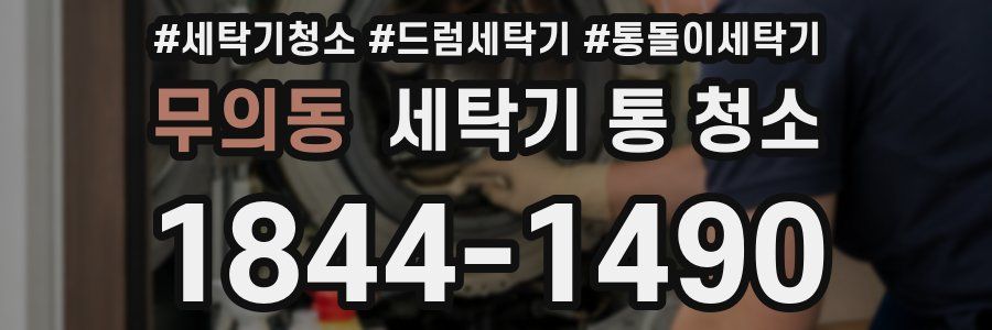 무의동 세탁기 통 청소