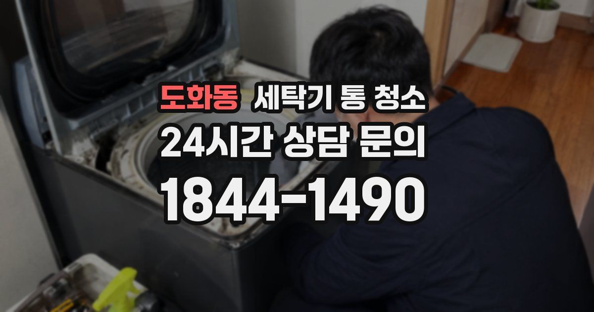 도화동 세탁기 통 청소