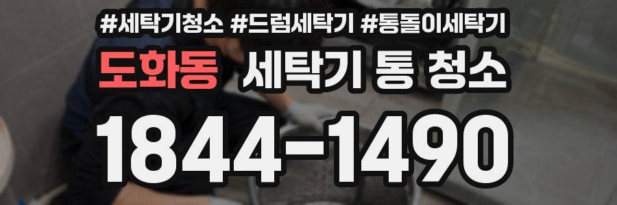 도화동 세탁기 통 청소