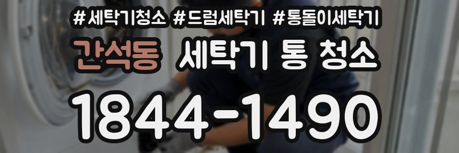 간석동 세탁기 통 청소