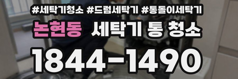 논현동 세탁기 통 청소