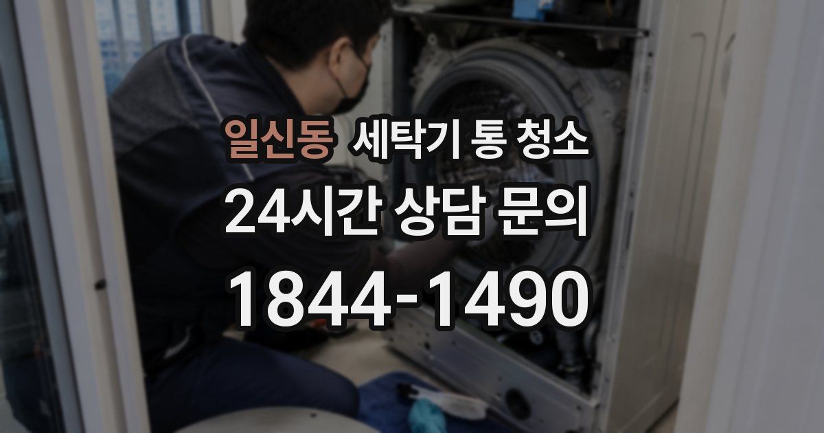 일신동 세탁기 통 청소