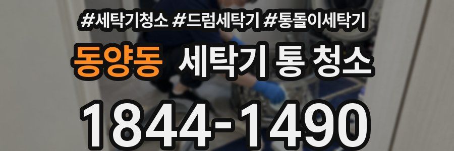 동양동 세탁기 통 청소