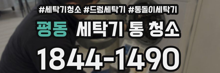 평동 세탁기 통 청소