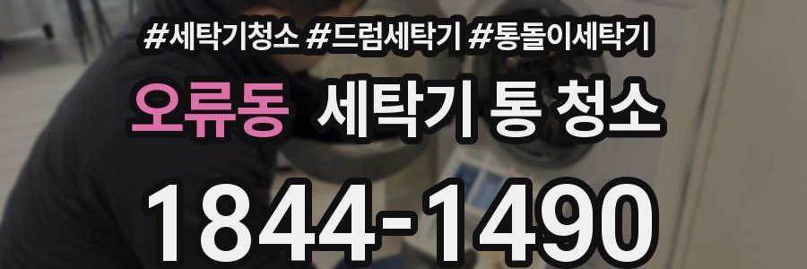오류동 세탁기 통 청소