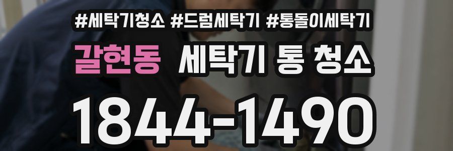 갈현동 세탁기 통 청소