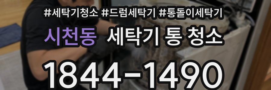 시천동 세탁기 통 청소