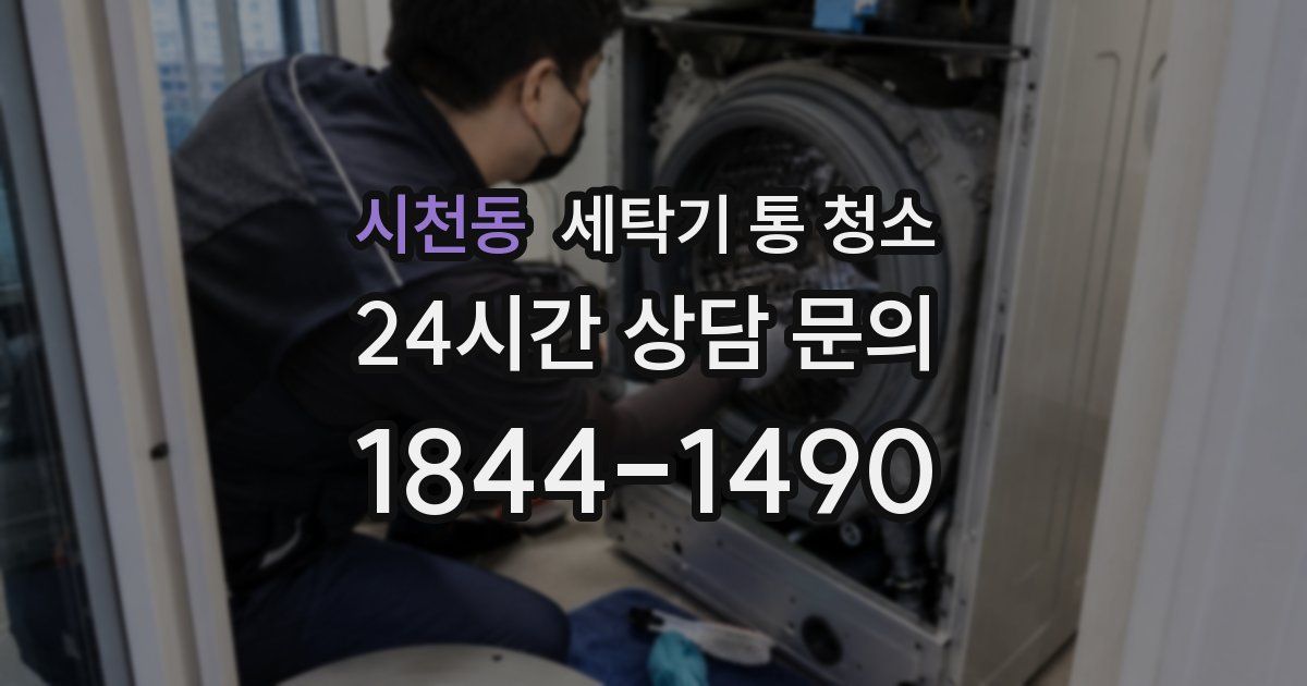 시천동 세탁기 통 청소