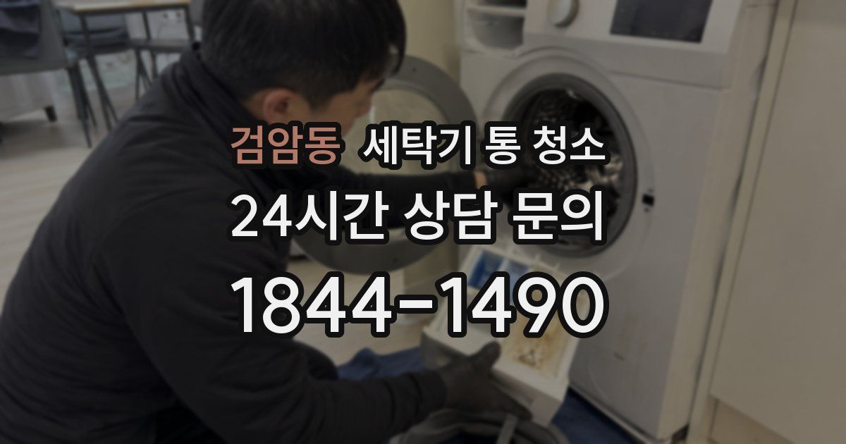 검암동 세탁기 통 청소