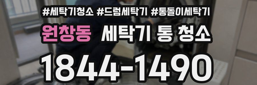 원창동 세탁기 통 청소