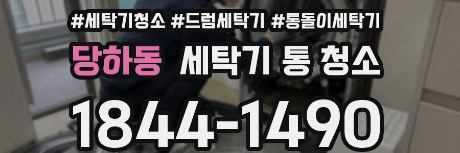 당하동 세탁기 통 청소