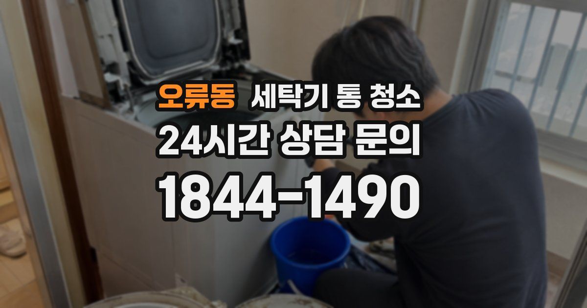 오류동 세탁기 통 청소