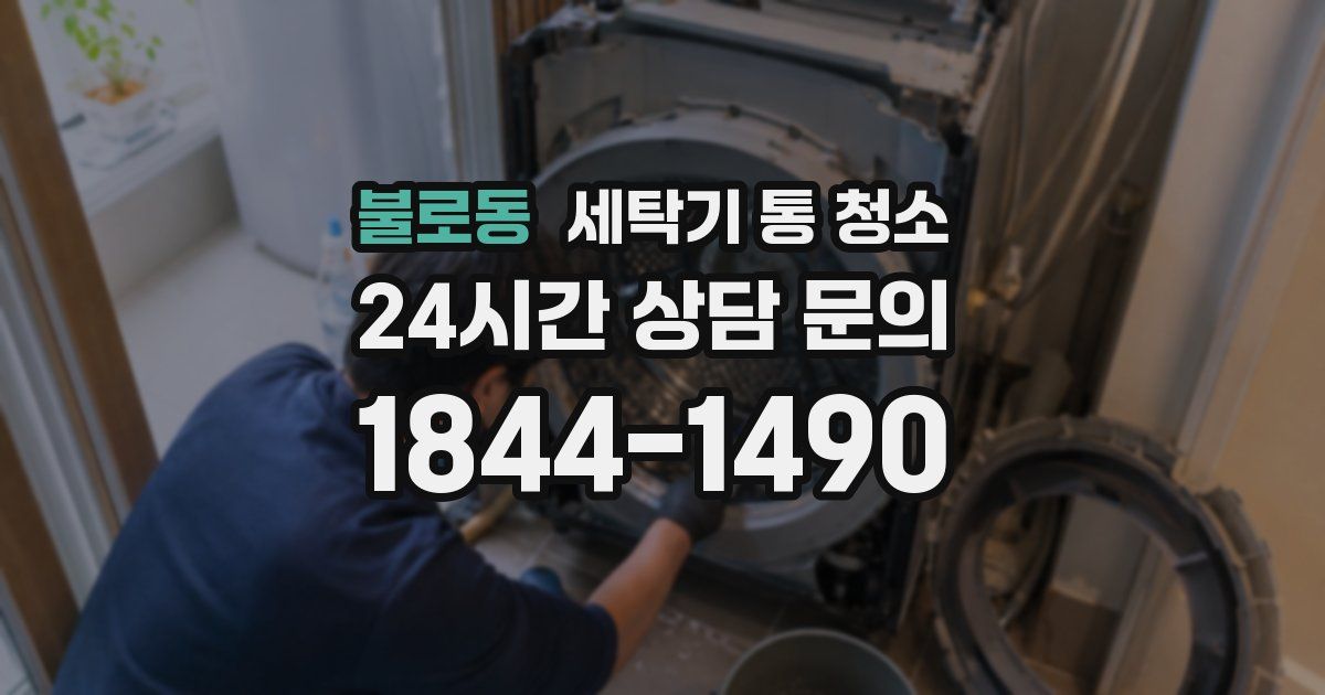 불로동 세탁기 통 청소