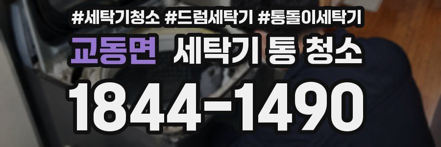 교동면 세탁기 통 청소