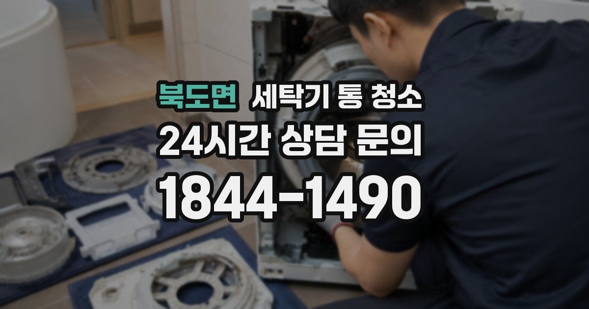 북도면 세탁기 통 청소
