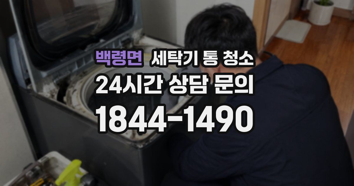 백령면 세탁기 통 청소