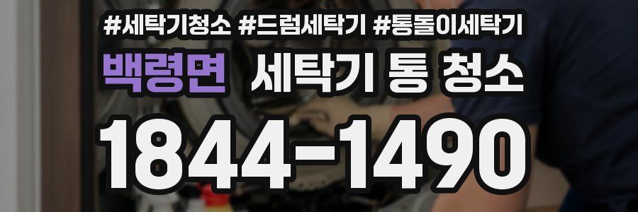 백령면 세탁기 통 청소