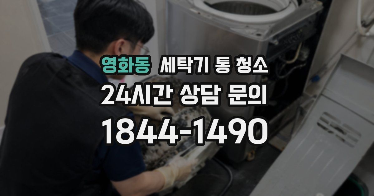 영화동 세탁기 통 청소