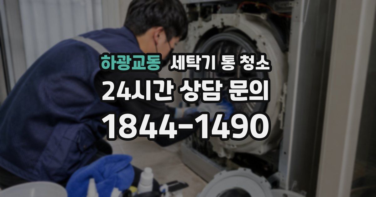 하광교동 세탁기 통 청소