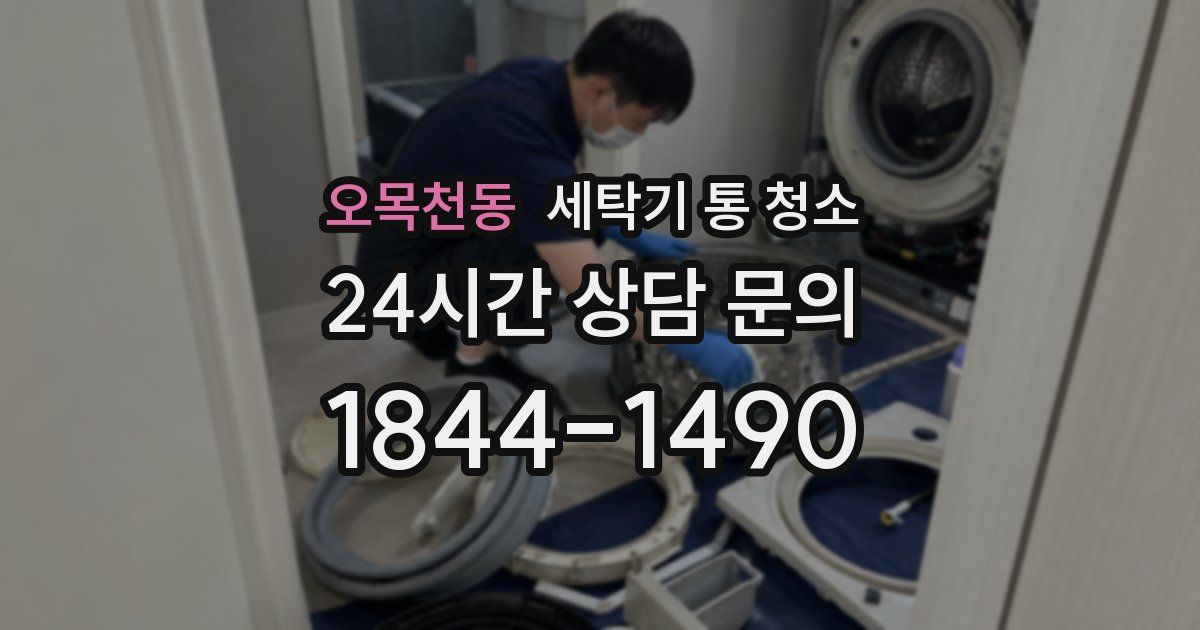 오목천동 세탁기 통 청소