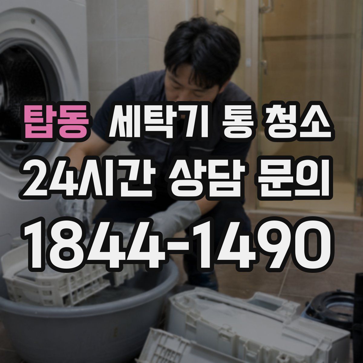 탑동 세탁기 통 청소