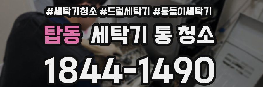 탑동 세탁기 통 청소