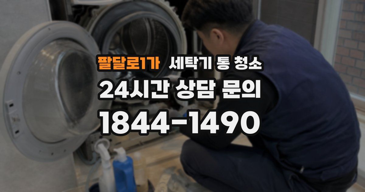 팔달로1가 세탁기 통 청소
