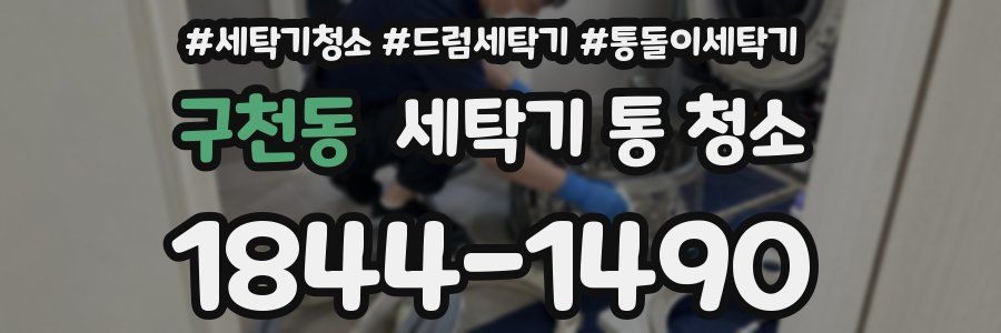 구천동 세탁기 통 청소