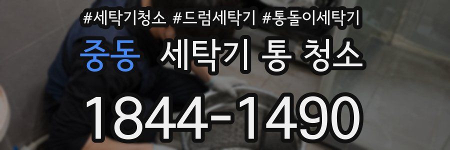 중동 세탁기 통 청소