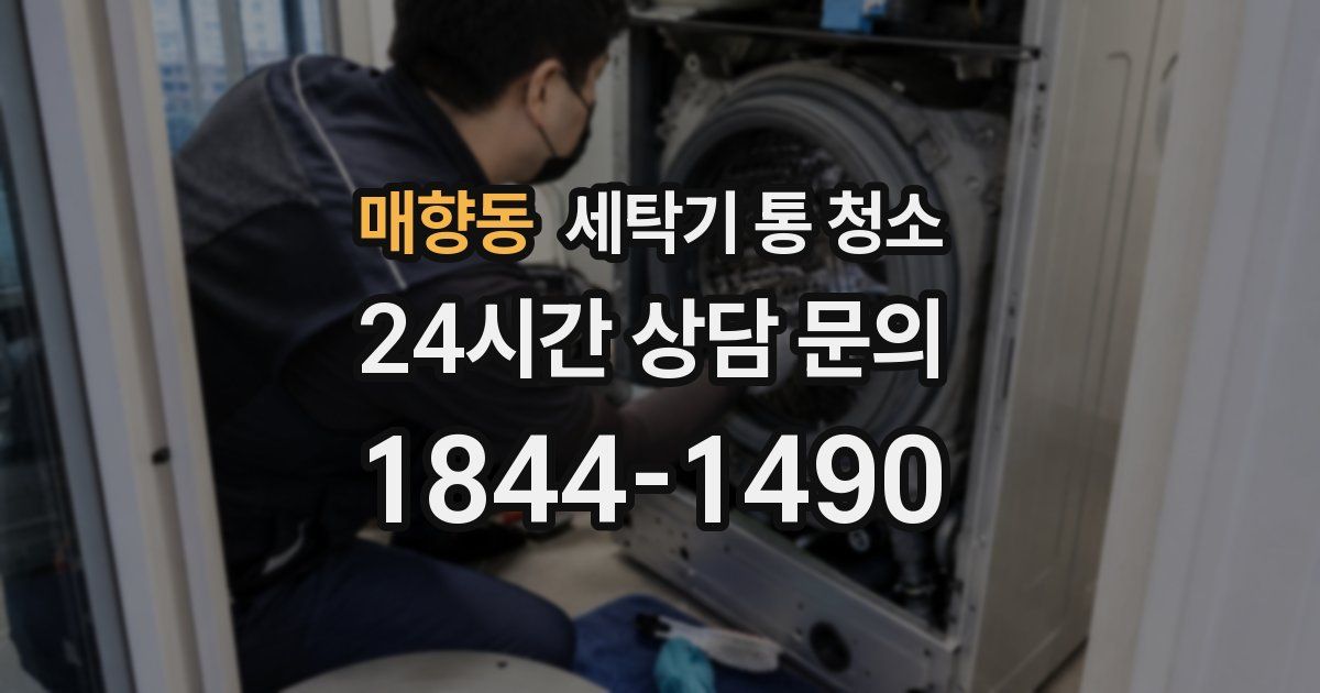 매향동 세탁기 통 청소