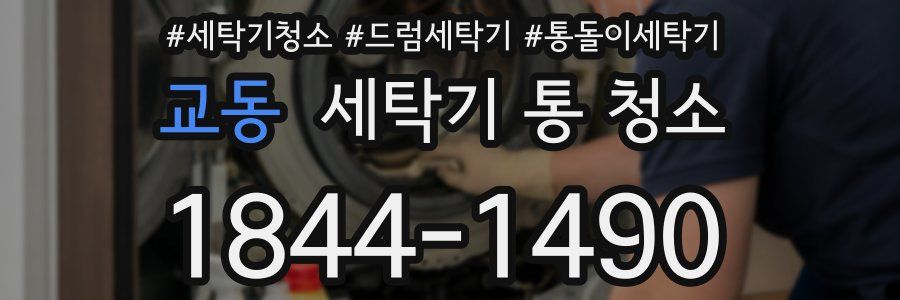 교동 세탁기 통 청소