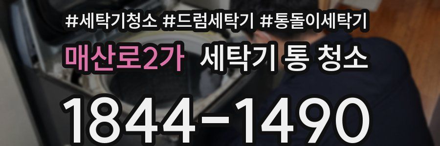 매산로2가 세탁기 통 청소
