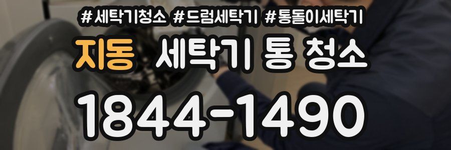 지동 세탁기 통 청소