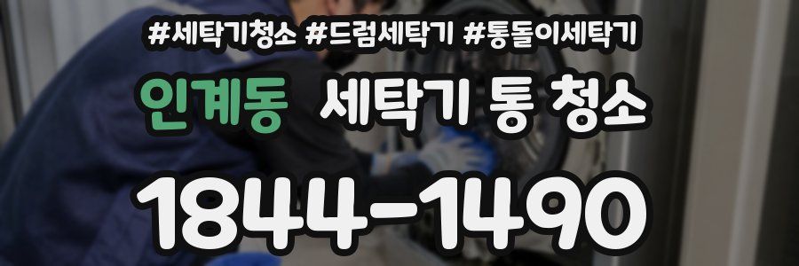 인계동 세탁기 통 청소