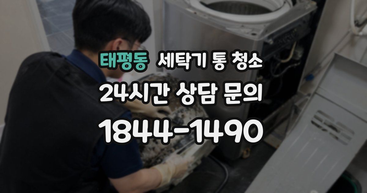 태평동 세탁기 통 청소