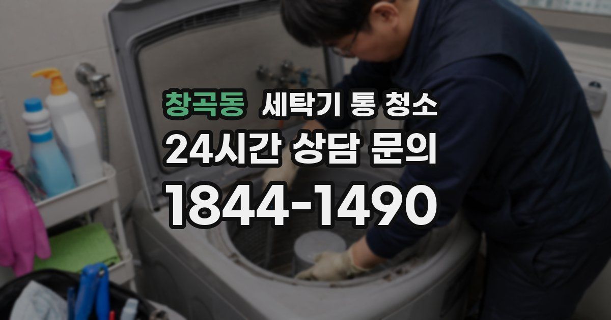 창곡동 세탁기 통 청소